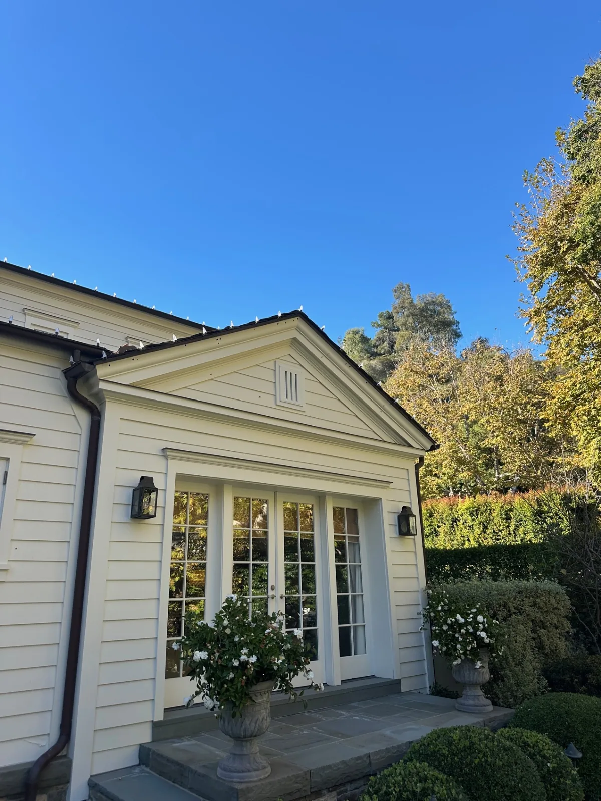 Ember-resistant gable vent installed on a California home